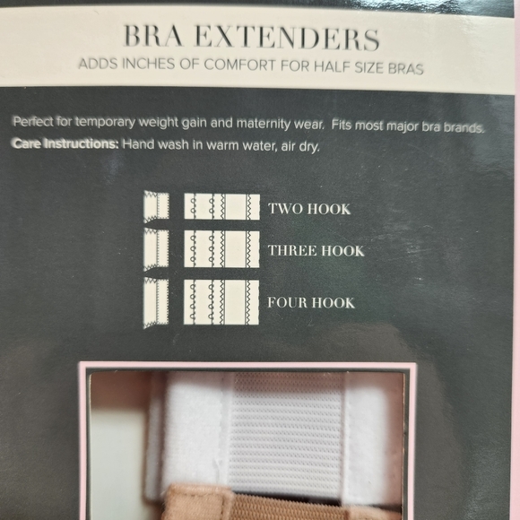 BRA EXTENDERS Womens Fashion Forms  5 pack 3 hooks - Picture 5 of 6